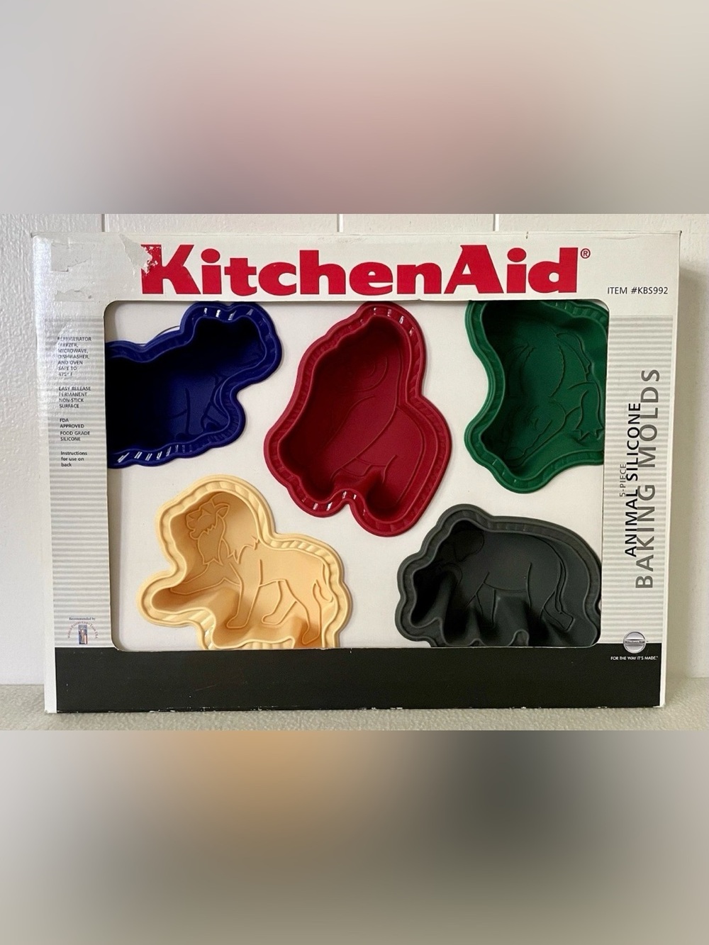 KitchenAid Animal-Shaped Silicone Baking Molds
